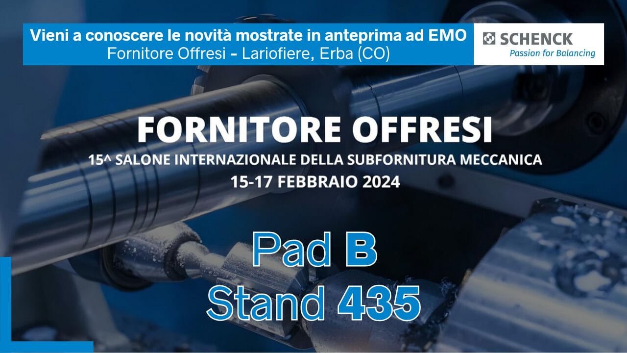 Schenck Italia partecipa alla fiera Fornitore Offresi Schenck Fiera Fornitore Offresi